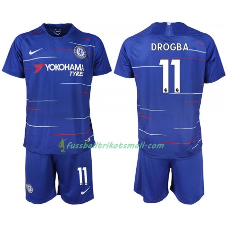 Fußballtrikots Chelsea DROGBA 11 Kinder 2018-2019 Kurzarm Heimtrikotsatz kaufen